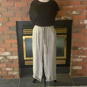 Jolt linen- rayon pants M